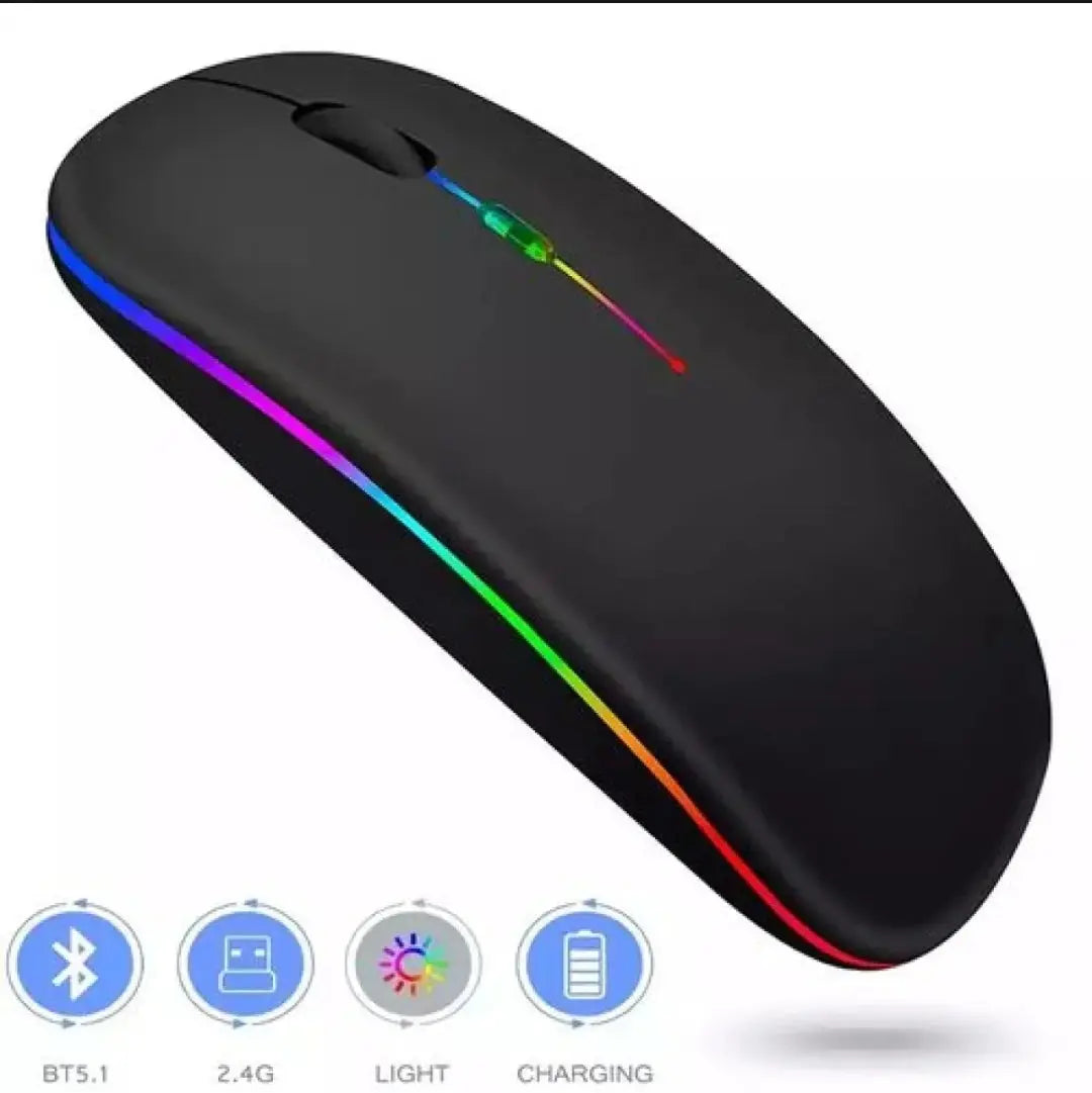 Wireless Mouse Rechargeable Ultra Slim Bluetooth