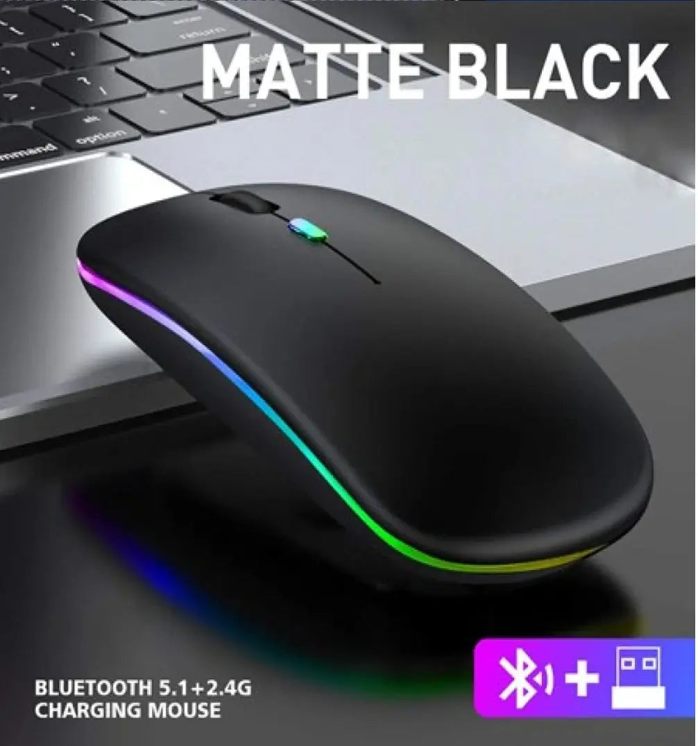 Wireless Mouse Rechargeable Ultra Slim Bluetooth
